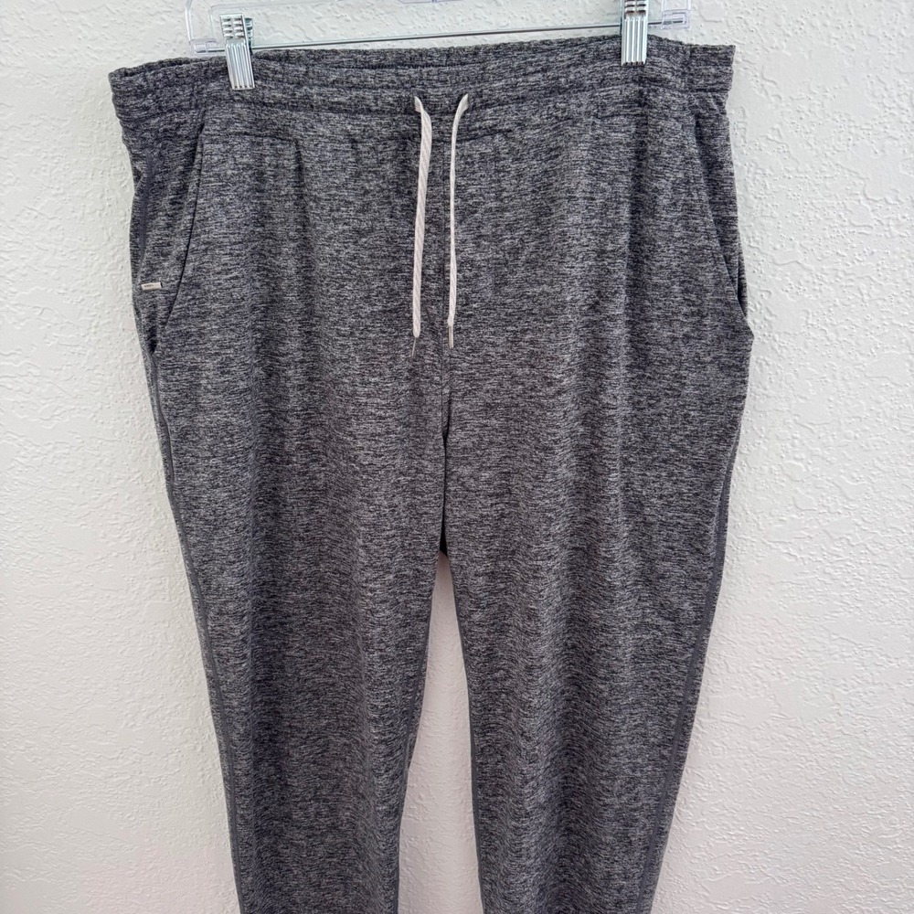 Vuori Ponto Performance Pant DreamKnit Joggers Large Heather Grey Athleisure - Picture 3 of 9